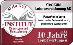 Siegel Institut für Vorsorge und Finanzplanung für die FondsRente Vario